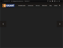 Tablet Screenshot of gigantstage.com